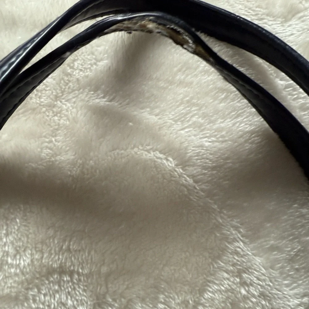 Tory Burch Navy Blue Tote - Picture 6 of 16